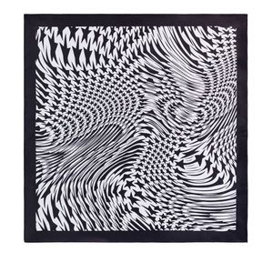 Mugler H&M. Scarf made from mulberry silk in iconic swirling star patterns.